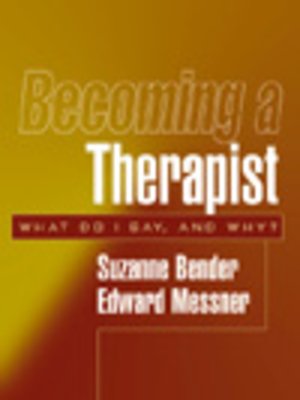 cover image of Becoming a Therapist